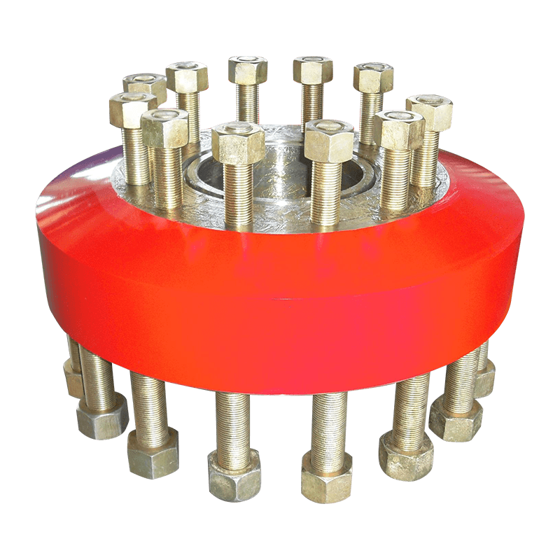 Flange com cravejamento duplo